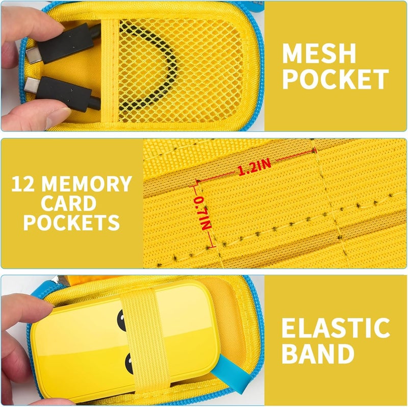 PAIYULE Hard Case Compatible for SanDisk 500GB/250GB/1TB/2TB Extreme Portable SSD - SDSSDE60-500G-G25 (Yellow) - Image 3